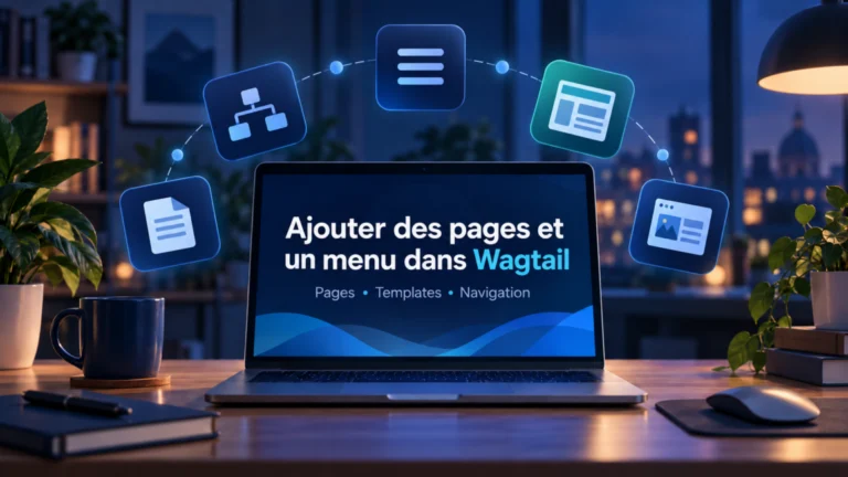 Ajouter des pages classiques et un menu au CMS Wagtail
